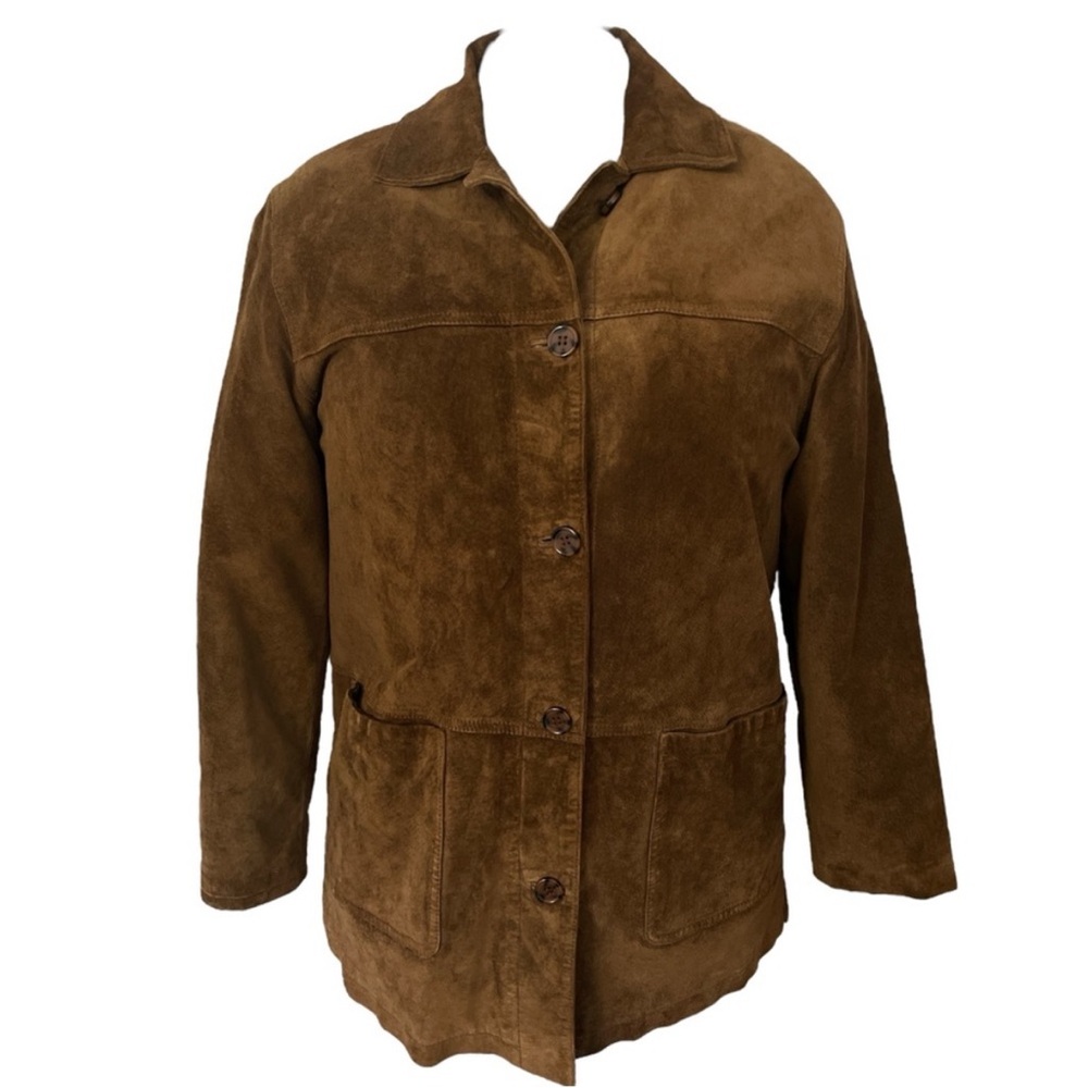 Vintage Brown Suede Women's Jacket